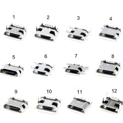 Micro USB-B 5 контактов 12 моделей 60 штук 1