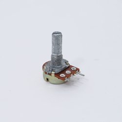 Резистор переменный 250 кОм шток 20 мм 2