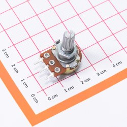 Резистор переменный 20 кОм шток 20 мм