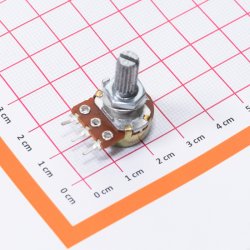 Резистор переменный 5 кОм  шток 20 мм