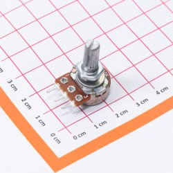 Резистор переменный 100 кОм шток 20 мм