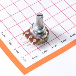 Резистор переменный 500 кОм шток 20 мм