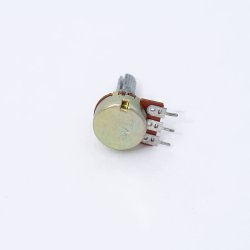 Резистор переменный 250 кОм шток 20 мм 3