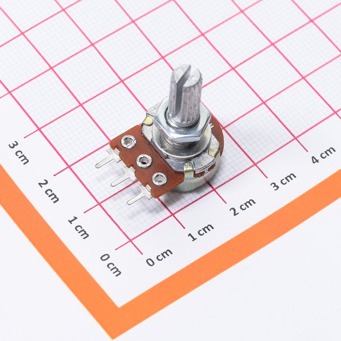 Резистор переменный 1 МОм шток 20 мм 