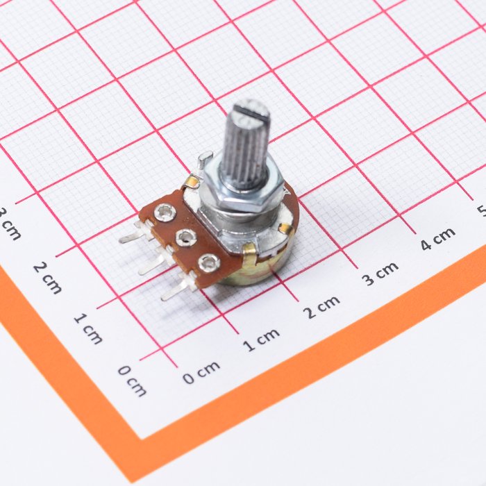 Резистор переменный 5 кОм  шток 20 мм 0