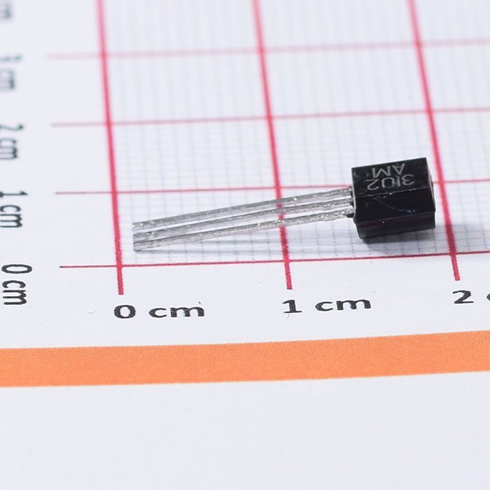 Биполярный транзистор КТ3102АМ 50В 0.2А 0.25Вт TO-92 1