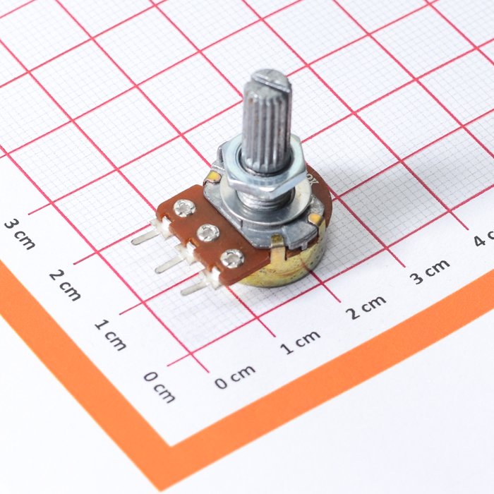 Резистор переменный 2 кОм шток 20 мм 0