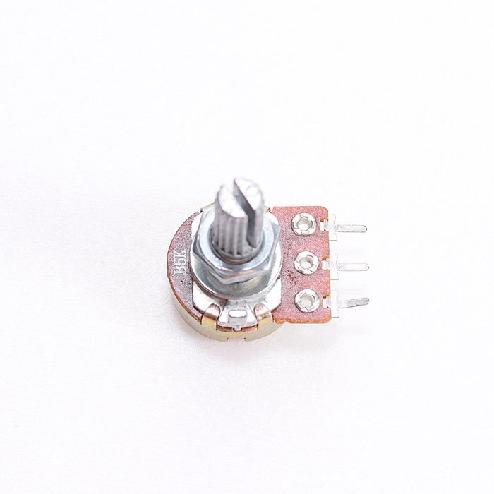 Резистор переменный 5 кОм  шток 20 мм 2